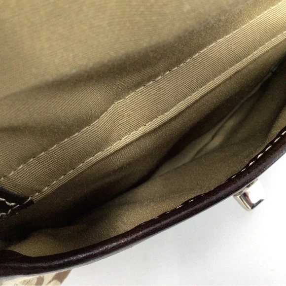 Coach satchel shoulder bag handbag cloth - Picture 8 of 9